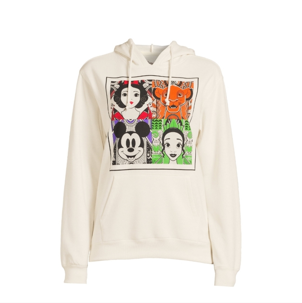 Disney Women’s 100 Years Celebration Graphic Hoodie Sweatshirt NWT